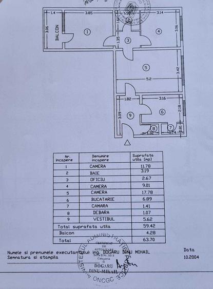 Apartament 3 CAMERE BULEVARDUL TIMISOARA