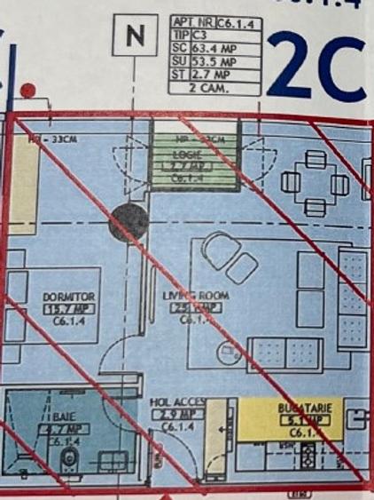2 camere Pipera | One North Lofts | parcare