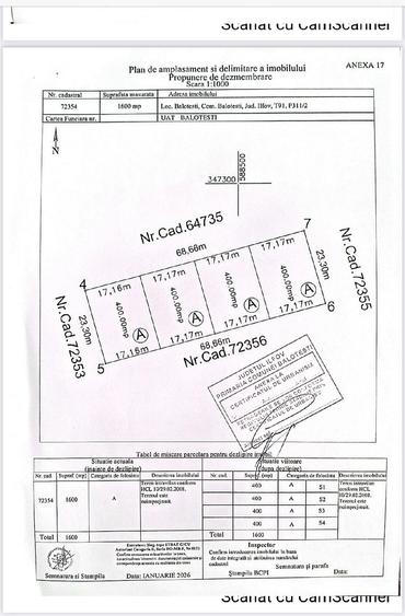Balotesti Central Amurgului 480mp 24000euro
