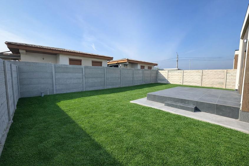 Casa MEDITERANA Tunari, 100m2 suprafata, curte 400m2, 0% comision