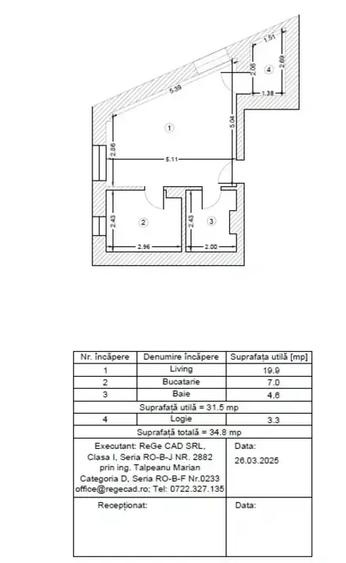 Garsoniera de vanzare dezvoltator - Zona Auchan Titan - 2