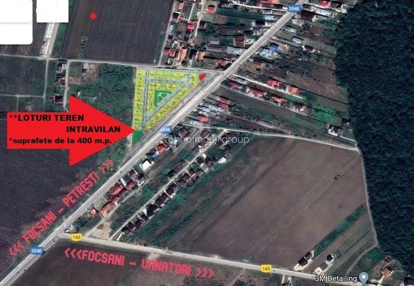LOTURI teren INTRAVILAN situate pe Str. CUZA VODA - 2