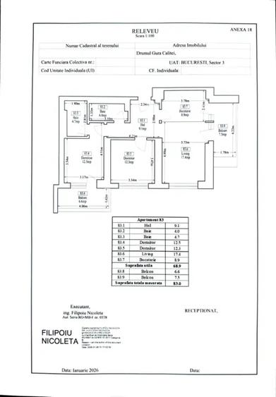 3 camere | Astorium Life | finalizat | etaj 9/11 | comision 0% - 5