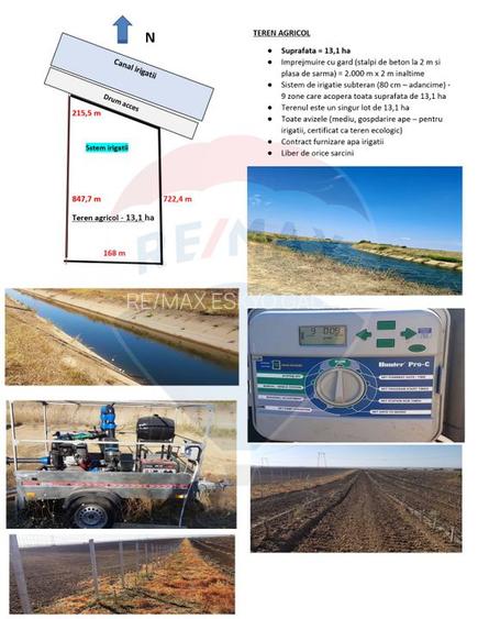 Teren agricol 13,1 ha + Hală 700 mp + Utilaje Agricole - Piscu, Galati - 27
