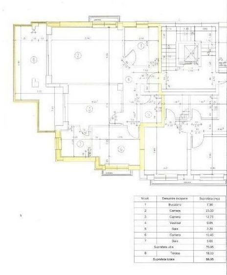 Penthouse cochet cu 3 camere, 2 bai | vedere panoramica - 1