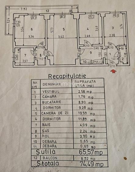 Apartament 3 camere de inchiriat, zona Mosilor/Obor, centrala proprie - 10