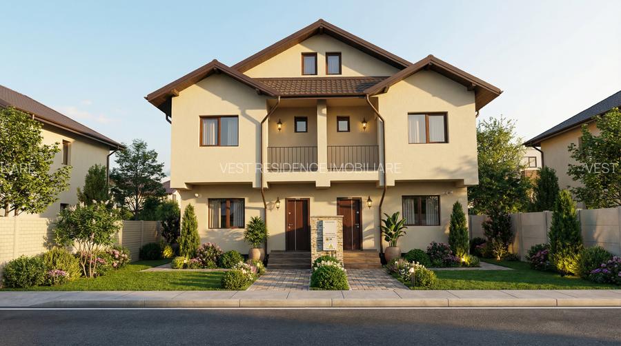 Ansamblu privat de case individuale unite, 4 camere, Comision 0 - 14