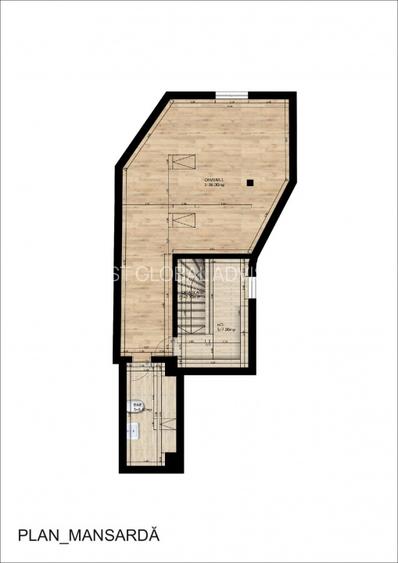 Apartament tip vila 295 mp utili, regim S+P+M, ideal birouri, clinica, avocatura - 19