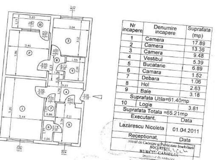 Apartament 3 Camere,Titan,Auchan,bl.reabilitat,DECOMANDAT,Amenajat,mobilat - 6