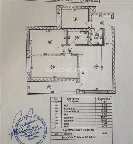 Vanzare Apartament 3 camere Semidecomandat  Cartier Solar - 22