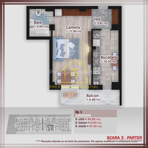 Garsoniera – Titan-Pallady – Metrou – 47,4 mp – CT - 2