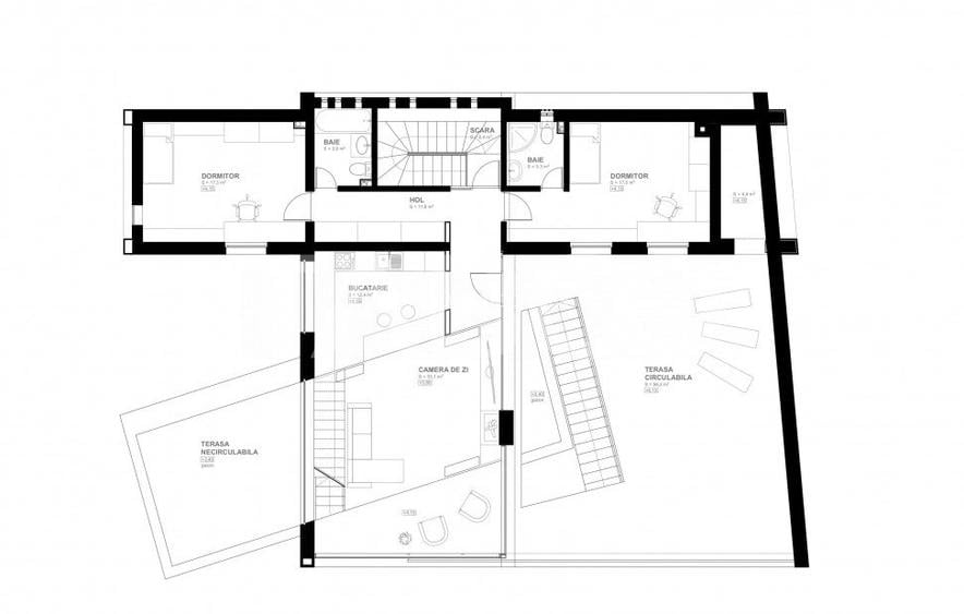 Casa individuala de vanzare cu terasa teren 320 mp zona Centrala Sibiu - 10