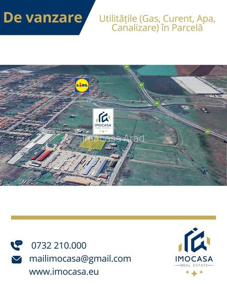 Oportunitate Teren intravilan P+4 de vânzare 3500 mp, utilități Arad - 2