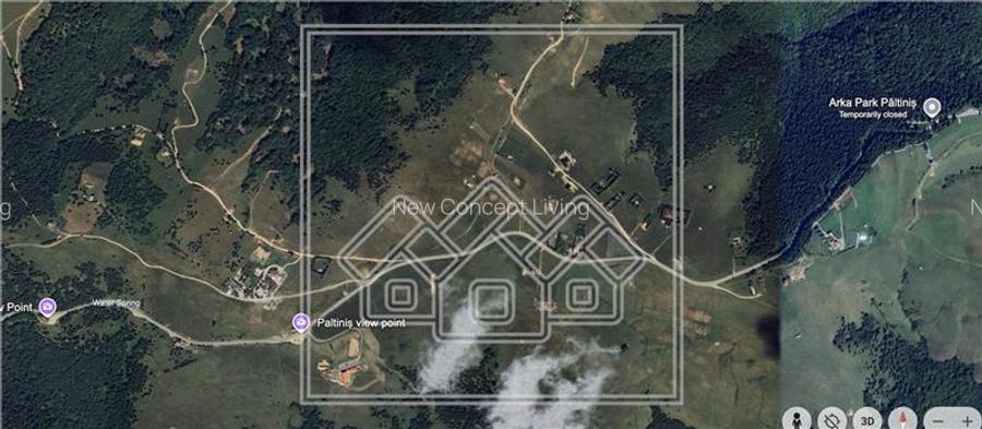 Teren de vanzare in Paltinis, Sibiu - Intravilan, 800 mp, PUZ aprobat - 2