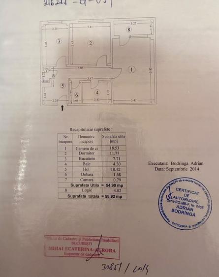 APARTAMENT 2 CAMERE DE VÂNZARE – TINERETULUI / TIMPURI NOI – STRADA VIȘANA