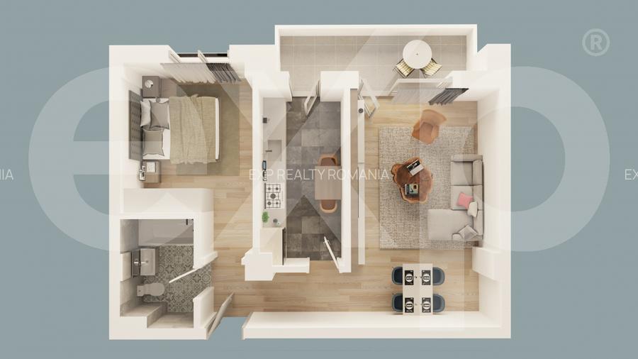 Apartament 2 camere in Mioveni | Bloc Nou 2026 - 6