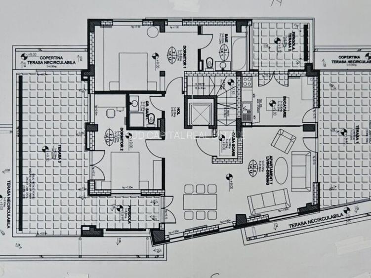 Penthouse PIPERA | Lift Direct în Apartament | 3 Terase Panoramice | - 5