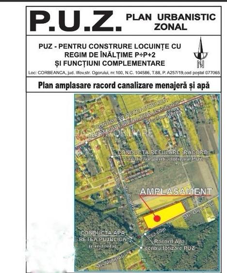Teren Corbeanca 20.000 mp PUZ Aprobat, deschidere la padure - 2
