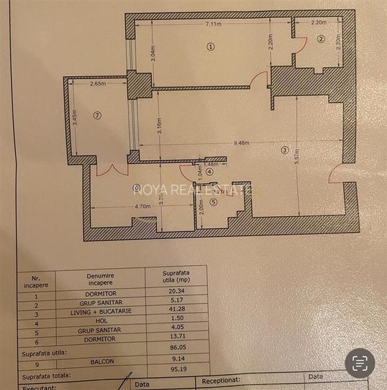 Vanzare apartament cu 3 camere in zona Aviatiei metrou Pipera mobilat - 17