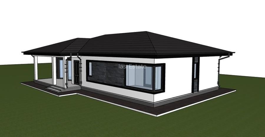 Valea Lupului CASA PARTER 4cam sc=115mp TEREN 380mp toate utilitatile - 5