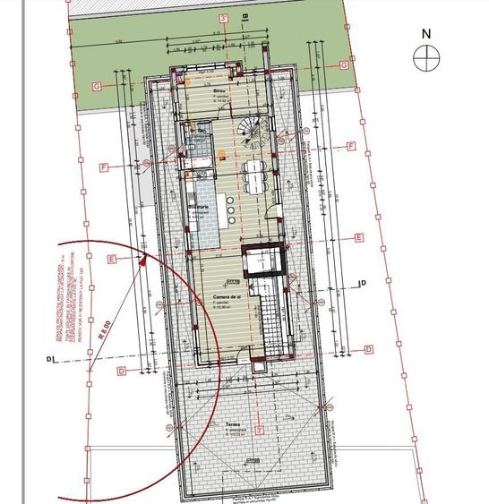 Penthouse dispus pe 2 niveluri cu terasa de 150 m2 langa Parcul Central