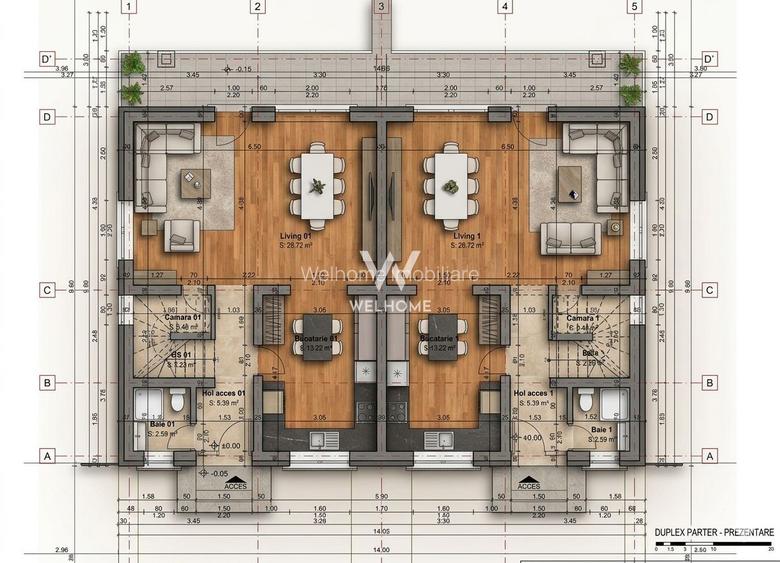 Casa tip duplex Sura Mica - Sibiu Comision 0 - 1