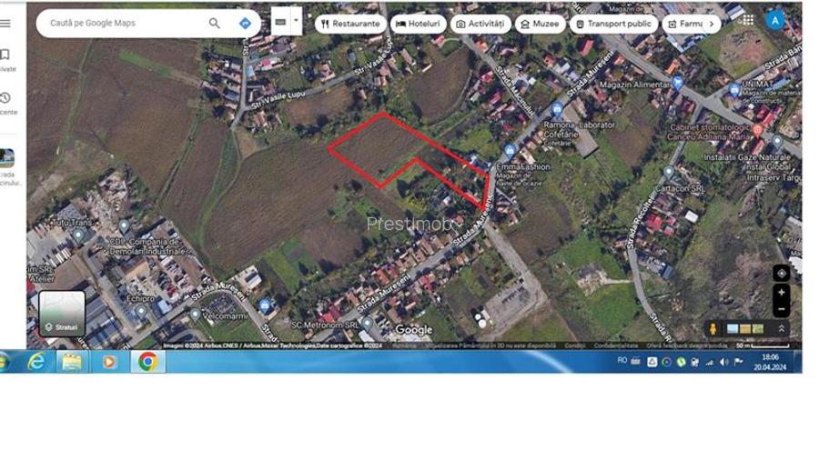 Teren intravilan de vanzare 14900 mp, 43m deschidere  Mureseni, Mures - 2