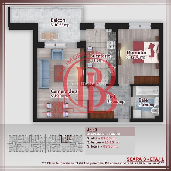 2 camere decomandat -oferta lansare proiect Pallady - 1