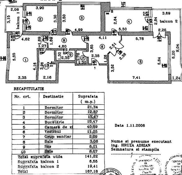 4 camere | 168 Mp | Herastrau - Complex Grand Residence | Loc parcare - 1