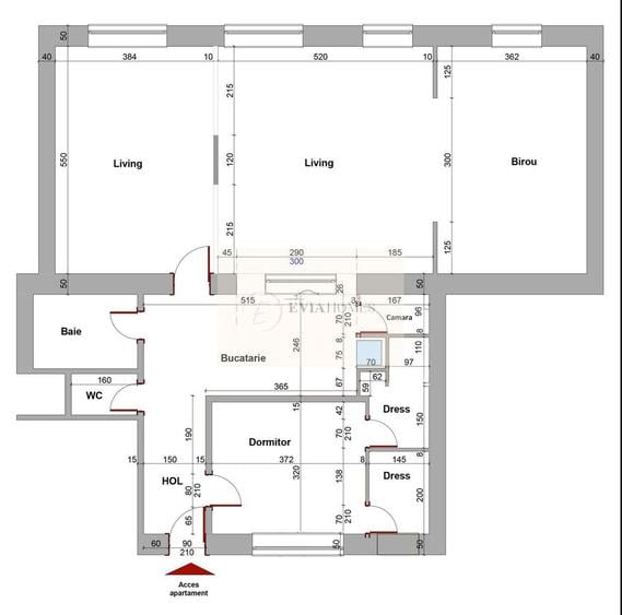 Renovat complet/3 camere/2 bai/ Dorobantilor - 1