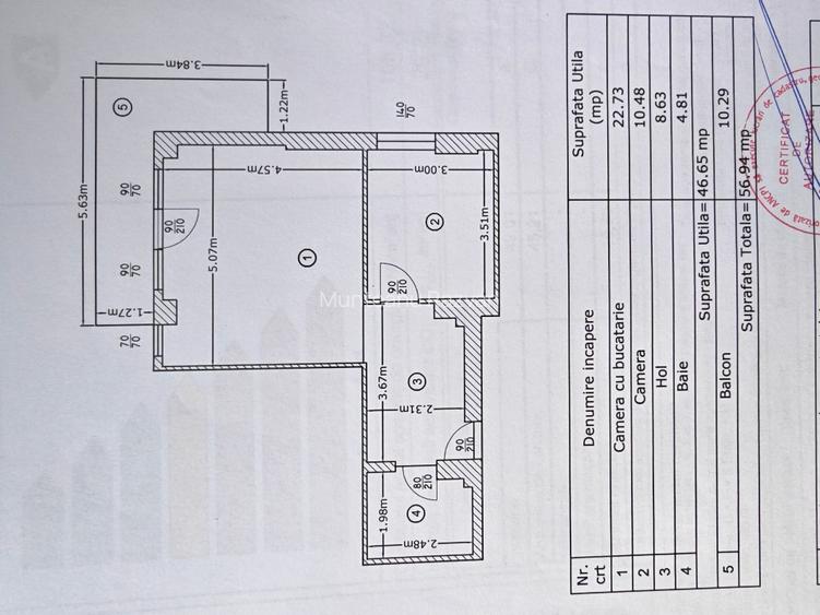 Apartament 2 camere de închiriat Militari Residence, Rezervelor - 8