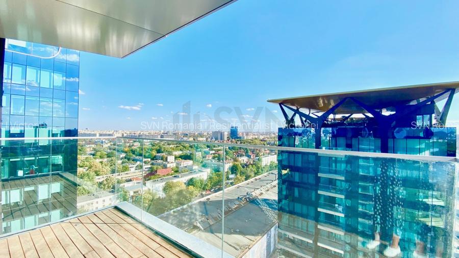 REA1012527 Penthouse superb Floreasca - vedere panoramica - 3