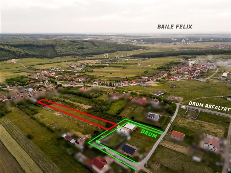 RECO Teren intravilan de vanzare Betfia, Bihor - 3000 mp, front stradal 20 m - 2