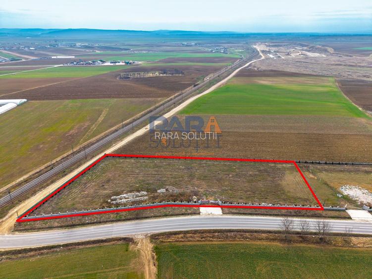 Teren 7.092 mp cu PUZ aprobat + Autorizatie / investiție autostrada A7 - 8