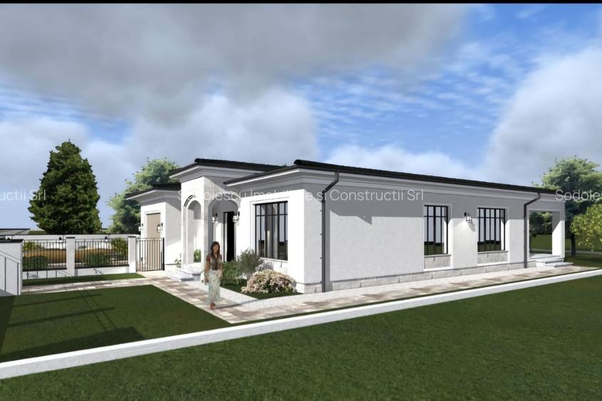 Locuinta individuala cu garaj- in stil mediteranean - 9