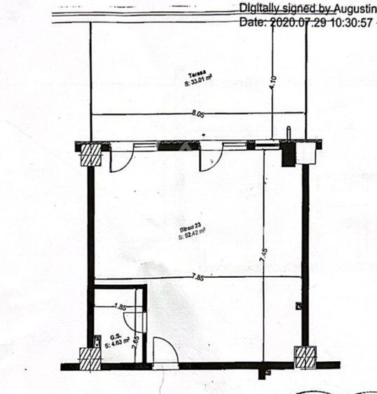 Spatiu Birou 2 camere NOU 57 mp Terasa 33mp Marasti  - 18