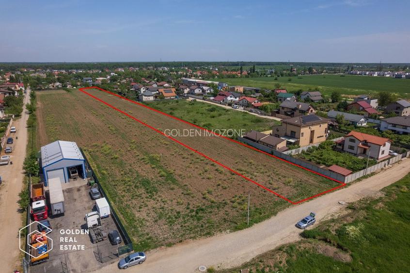 Teren intravilan 8.700 mp, Balotești, str. Margeanului, comision 0% - 10