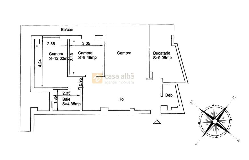 Ultracentral - Anastasie Panu, 3 camere spatios, panorama splendida - 1
