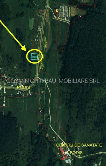 Teren 1,717mp Margineni / Strada Sat podis - 2