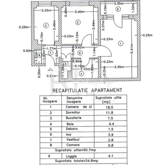 2 camere, 8/8, 56 mp, bloc 1984-Crangasi - 7