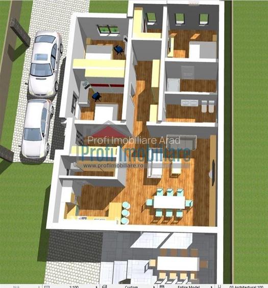 Teren 540mp Zimand Cuz, Proiect casa Parter 10 min. de zona Podgoria- Arad - 12