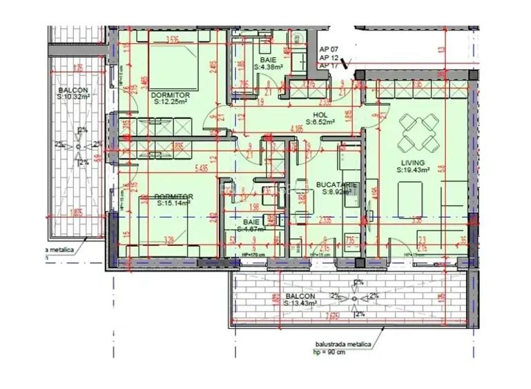 APARTAMENT CU 3 CAMERE DECOMANDAT PALLADY 15 MIN METROU NICOLAE TECLU - 7