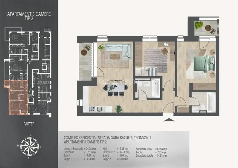 NOU Apartament 3 camere - Nicolae Teclu Theodor Pallady | 0% comision - 5