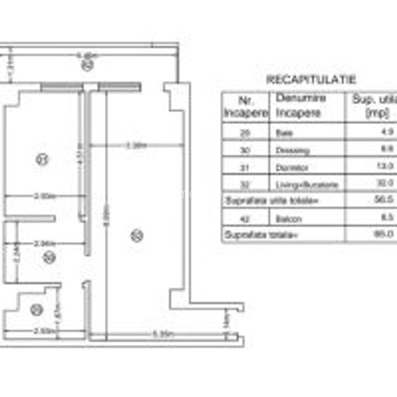 Copou - Apartament 2 camere, 65 mp, Etaj 7 - 2
