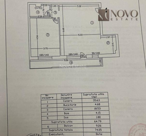 2 Camere | Mihai Bravu | 2 Min Metrou | Centrala | Balcon | Bloc nou 2010 - 11