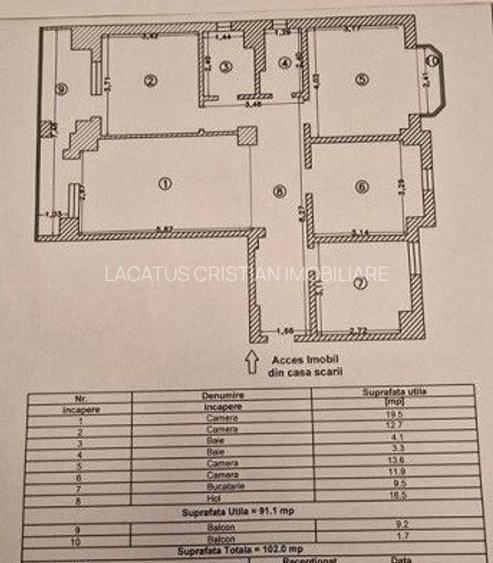 APARTAMENT 4 CAMERE CONFORT MAXIM 102MP ZONA TROCADERO - 8