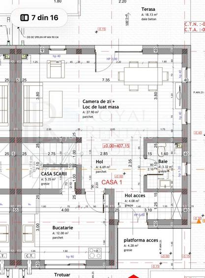 Duplex 4 camere, 120 mp utili, complex cu parc și râu, zona Polus-Poligon - 4