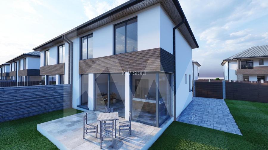 Casa 4 camere 3 bai singur in curte zona Selimbar Sibiu de vanzare - 7