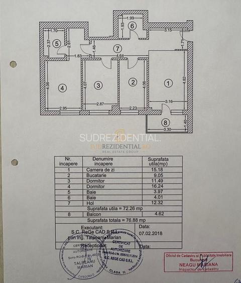 Apartament 3 camere – Palladium Residence,  Metrou Nicolae Teclu - 1