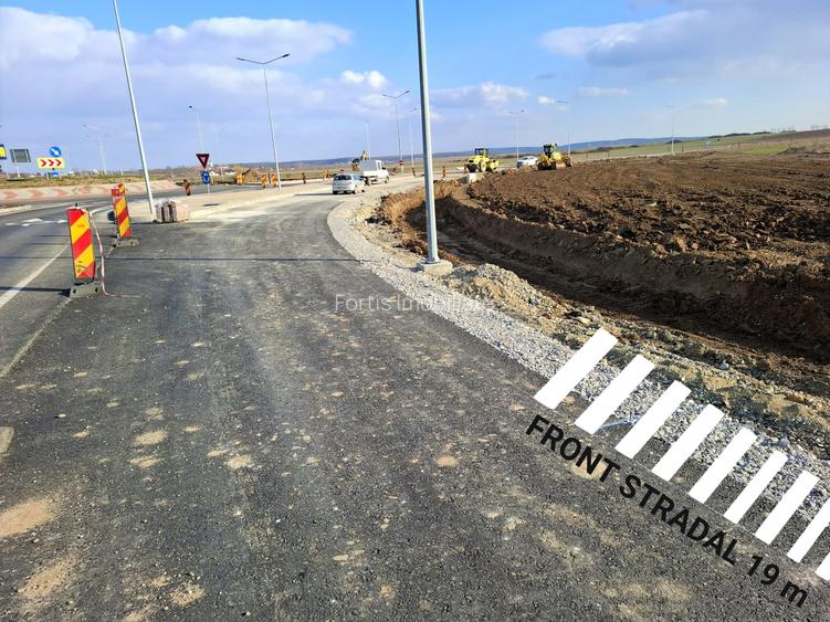 Teren industrial zona Centura Osorhei - Sensul giratoriu spre Sanmartin - 2